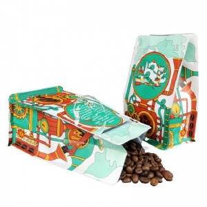 Acht zijafdichting zelfstaande tas